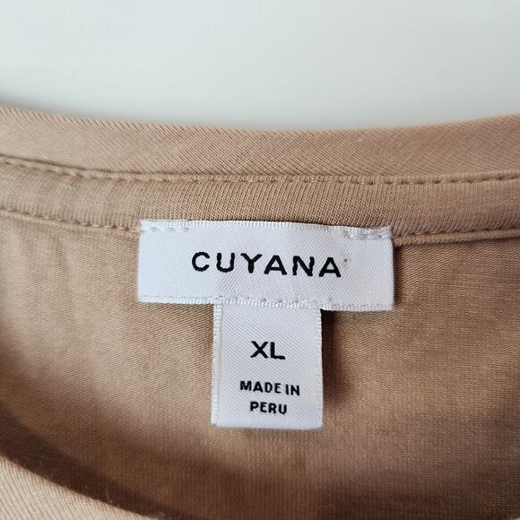 Cuyana Drape Back Sleeveless Dress Quartz Size XL - Picture 5 of 8